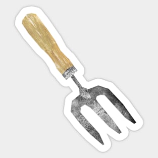 Garden Fork Sticker